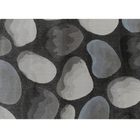 Szőnyeg, barna/szürke/kő minta, 67x120, MENGA
