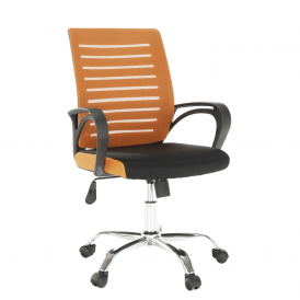 Irodai szék, narancssárga/fekete, LIZBON
